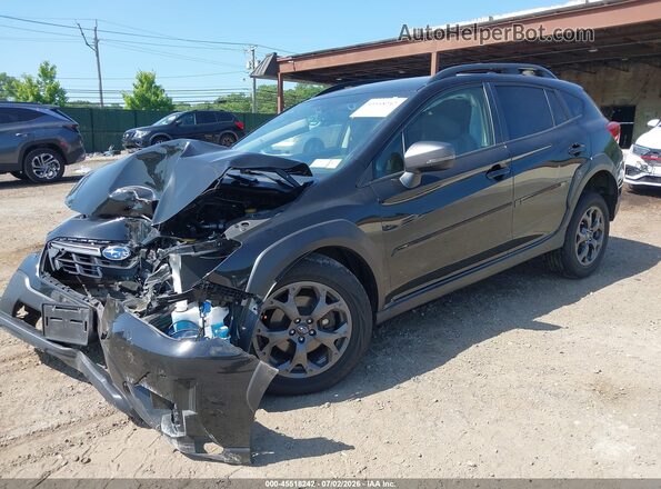 JF2GTHRC5NH272300 2022 SUBARU CROSSTREK Black Front view