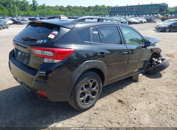 JF2GTHRC5NH272300 2022 SUBARU CROSSTREK Black Rear right