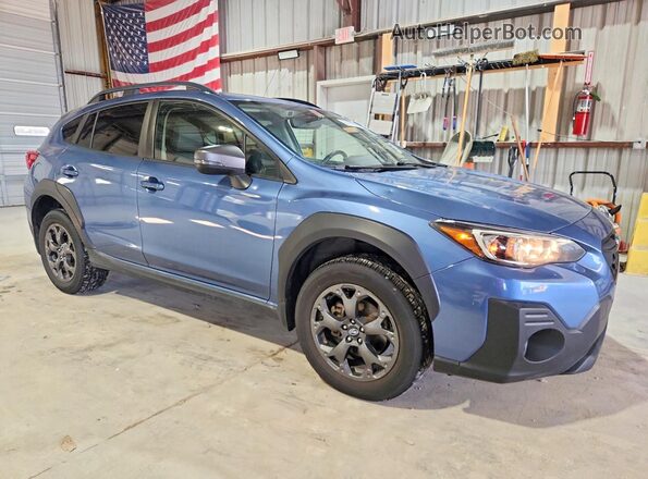 JF2GTHRC7PH204633 2023 SUBARU CROSSTREK Blue Передня права чверть