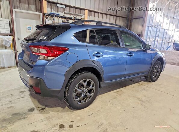 JF2GTHRC7PH204633 2023 SUBARU CROSSTREK Blue Задня права чверть