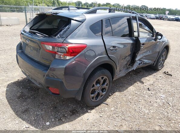 JF2GTHRC7PH234649 2023 SUBARU CROSSTREK Gray Trasero derecho