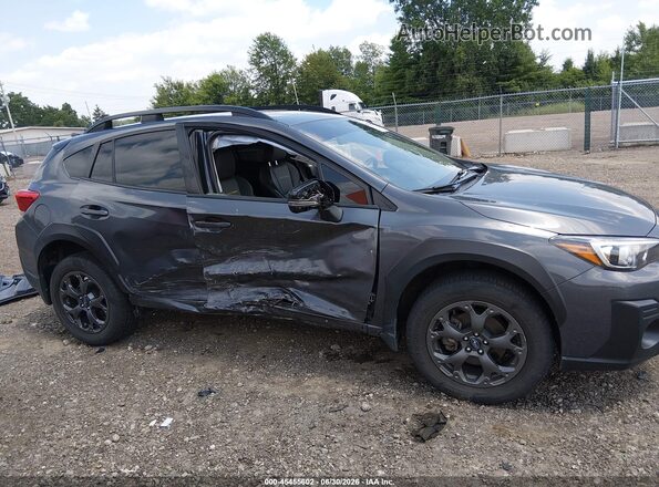 JF2GTHRC7PH234649 2023 SUBARU CROSSTREK Gray Vista interior de 360 grados