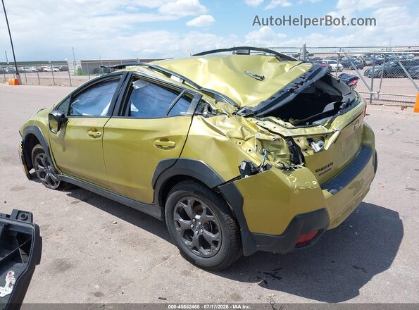JF2GTHRC8MH251195 2021 SUBARU CROSSTREK Зеленый Задняя левая четверть