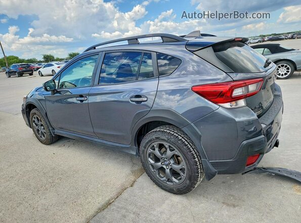 JF2GTHRC8MH276257 2021 SUBARU CROSSTREK Gray უკანა მარცხენა