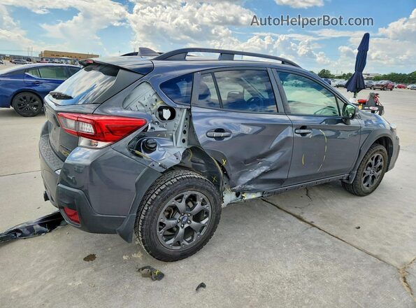 JF2GTHRC8MH276257 2021 SUBARU CROSSTREK Gray უკანა მარჯვენა
