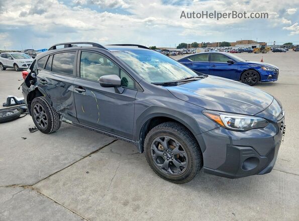 JF2GTHRC8MH276257 2021 SUBARU CROSSTREK Gray წინა მარჯვენა