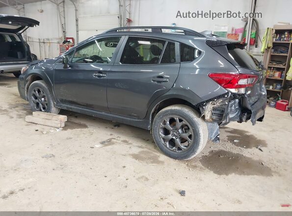 JF2GTHRC8MH384457 2021 SUBARU CROSSTREK Gray Задня ліва чверть