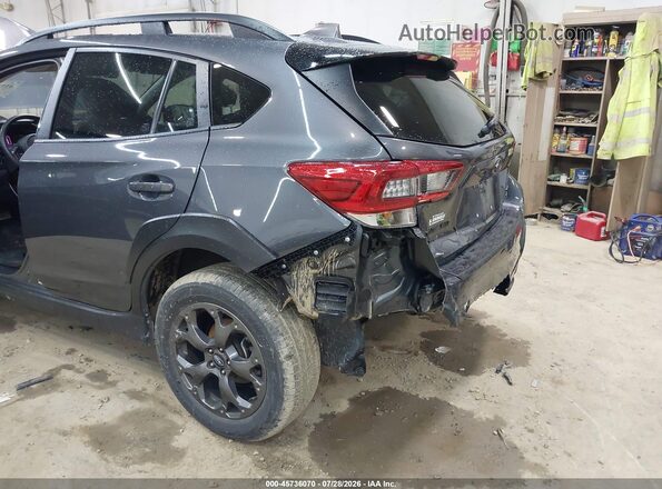 JF2GTHRC8MH384457 2021 SUBARU CROSSTREK Gray Вид спереду