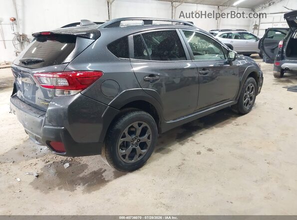 JF2GTHRC8MH384457 2021 SUBARU CROSSTREK Gray Задня права чверть