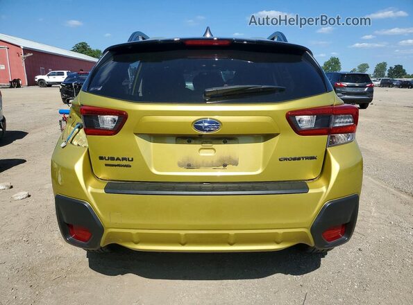 JF2GTHSC0MH288624 2021 SUBARU CROSSTREK Gold Rear view