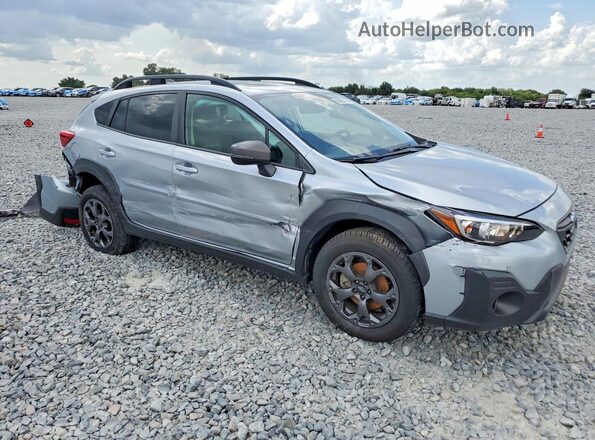 JF2GTHSC0MH361720 2021 SUBARU CROSSTREK Silver წინა მარჯვენა