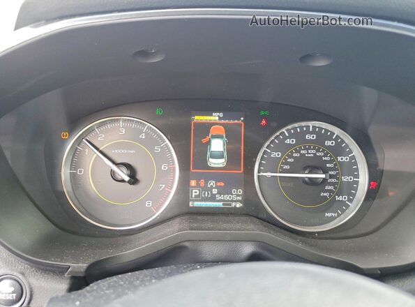 JF2GTHSC0MH361720 2021 SUBARU CROSSTREK Silver ხელსაწყოთა პანელის ხედი