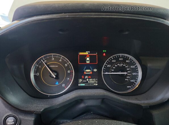 JF2GTHSC0NH213326 2022 SUBARU CROSSTREK Белый Вид щитка приборов