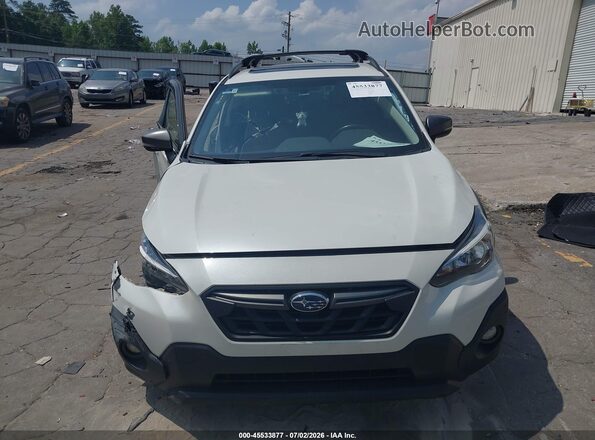 JF2GTHSC0NH283179 2022 SUBARU CROSSTREK White Instrument cluster view