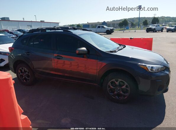 JF2GTHSC0PH264683 2023 SUBARU CROSSTREK Gray 360 interior view