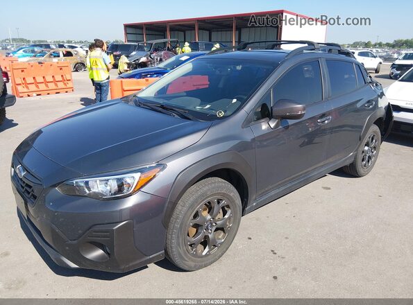 JF2GTHSC0PH264683 2023 SUBARU CROSSTREK Gray Front left