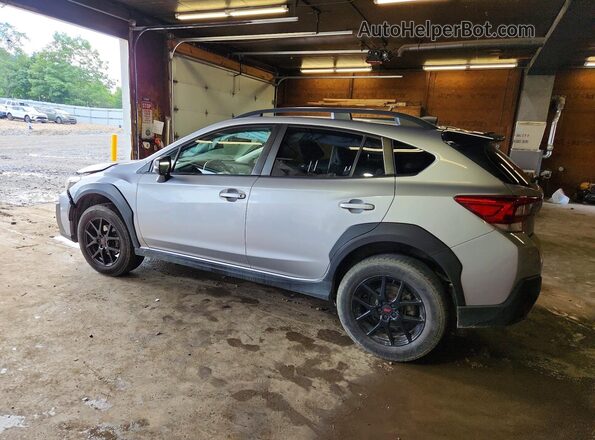 JF2GTHSC1MH246379 2021 SUBARU CROSSTREK Silver Հետևի ձախ