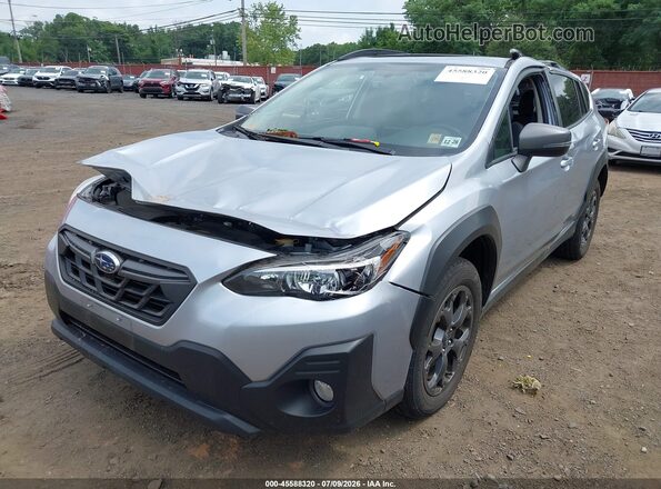 JF2GTHSC2PH258707 2023 SUBARU CROSSTREK Silver Դիմացի տեսք