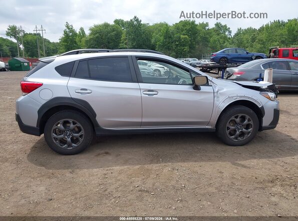JF2GTHSC2PH258707 2023 SUBARU CROSSTREK Silver Սալոնի հետևի տեսք