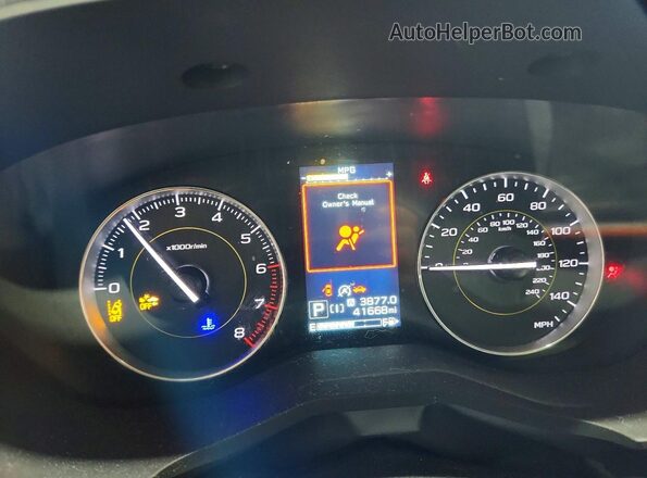 JF2GTHSC2PH272509 2023 SUBARU CROSSTREK Blue Vista del cuadro de instrumentos