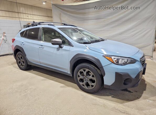 JF2GTHSC2PH272509 2023 SUBARU CROSSTREK Blue Delantero derecho