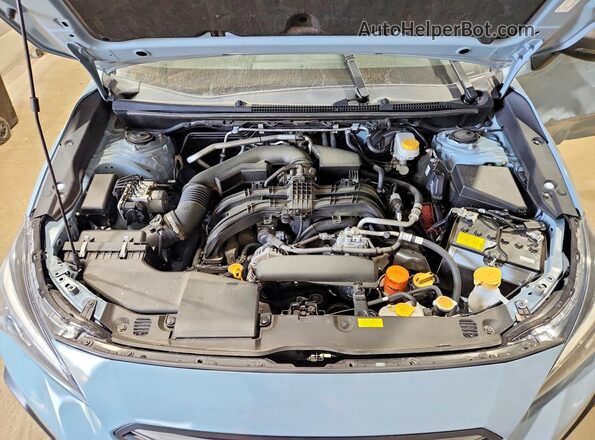 JF2GTHSC2PH272509 2023 SUBARU CROSSTREK Blue Vista del compartimento del motor