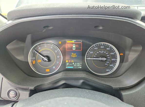 JF2GTHSC2PH308893 2023 SUBARU CROSSTREK Gray Widok zestawu wskaźników