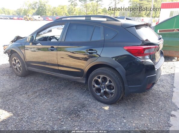 JF2GTHSC2PH314371 2023 SUBARU CROSSTREK Black უკანა მარცხენა