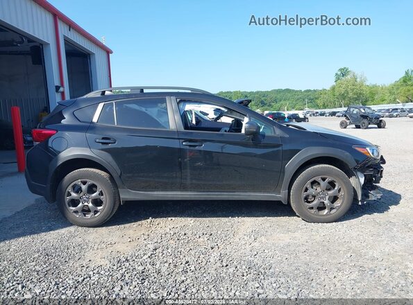 JF2GTHSC2PH314371 2023 SUBARU CROSSTREK Black უკანა სალონის ხედი