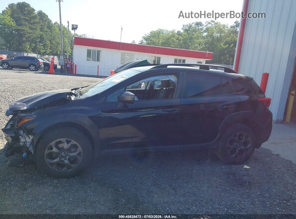 JF2GTHSC2PH314371 2023 SUBARU CROSSTREK Black სალონის 360-გრადუსიანი ხედი