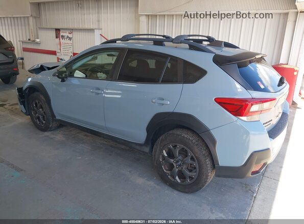 JF2GTHSC3MH302404 2021 SUBARU CROSSTREK Light Blue Задня ліва чверть