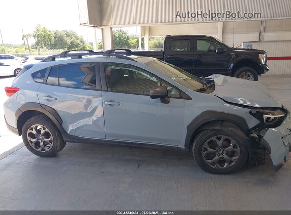 JF2GTHSC3MH302404 2021 SUBARU CROSSTREK Light Blue Вид задньої частини салону