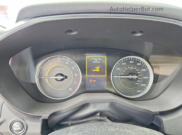 JF2GTHSC3PH242306 2023 SUBARU CROSSTREK Gray Widok zestawu wskaźników