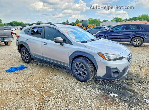 JF2GTHSC3PH242306 2023 SUBARU CROSSTREK Gray Przód prawy