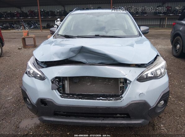 JF2GTHSC4MH206944 2021 SUBARU CROSSTREK Light Blue წინა ხედი