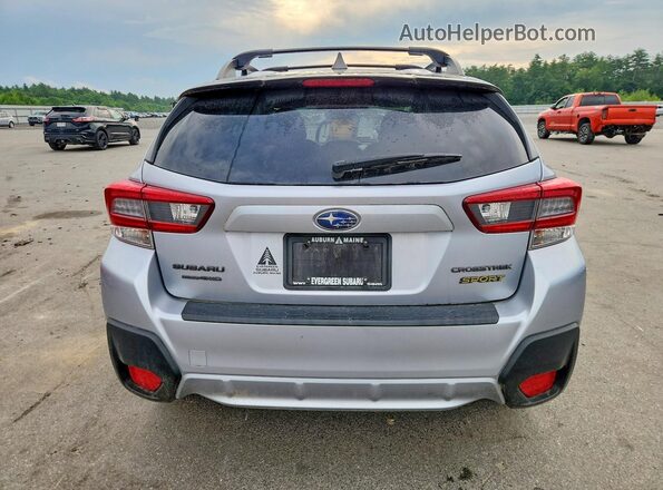 JF2GTHSC4PH207919 2023 SUBARU CROSSTREK Silver Widok z tyłu