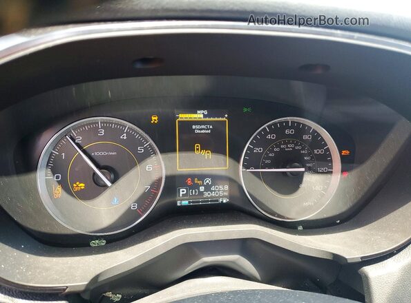 JF2GTHSC4PH317515 2023 SUBARU CROSSTREK Charcoal Instrument cluster view
