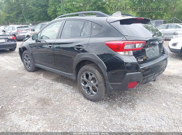 JF2GTHSC5NH216738 2022 SUBARU CROSSTREK Black Հետևի ձախ