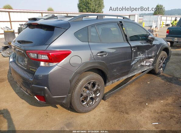 JF2GTHSC6NH235993 2022 SUBARU CROSSTREK Gray Rear right