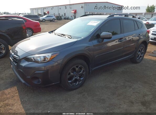 JF2GTHSC6NH235993 2022 SUBARU CROSSTREK Gray Front left
