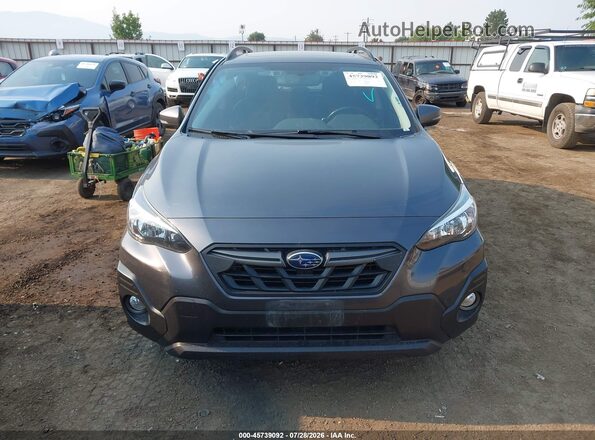 JF2GTHSC6NH235993 2022 SUBARU CROSSTREK Gray Instrument cluster view