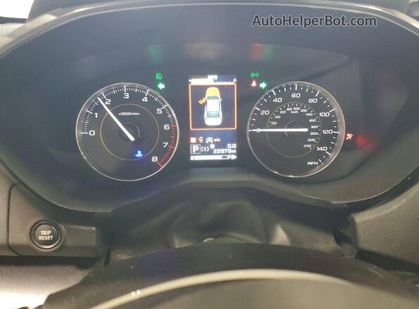 JF2GTHSC6PH282993 2023 SUBARU CROSSTREK Silver ხელსაწყოთა პანელის ხედი