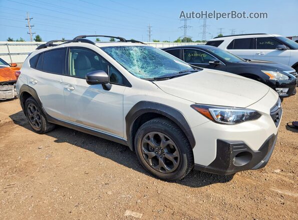 JF2GTHSC7MH381897 2021 SUBARU CROSSTREK White Przód prawy
