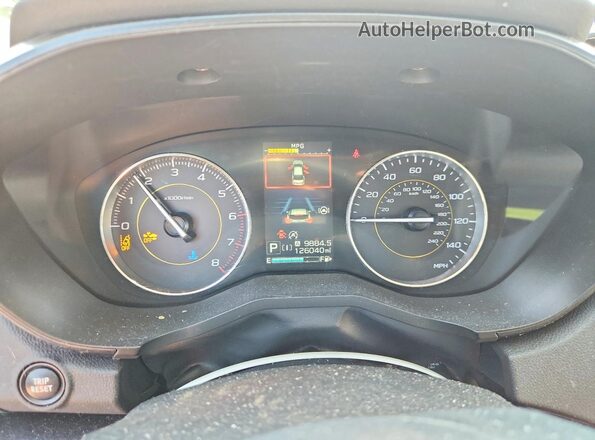 JF2GTHSC7MH381897 2021 SUBARU CROSSTREK White Widok zestawu wskaźników
