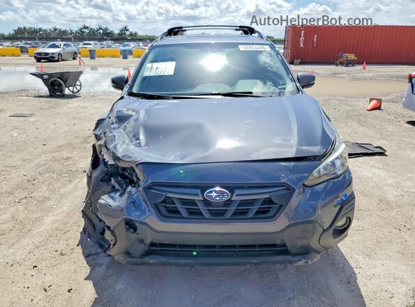 JF2GTHSC7PH243121 2023 SUBARU CROSSTREK Gray Vista frontal