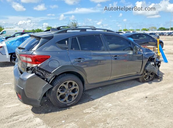 JF2GTHSC7PH243121 2023 SUBARU CROSSTREK Gray Trasero derecho
