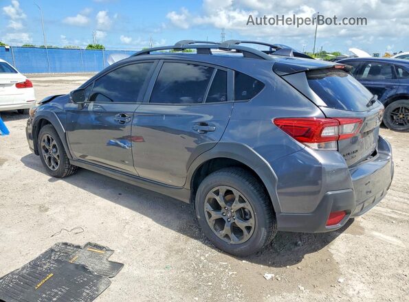 JF2GTHSC7PH243121 2023 SUBARU CROSSTREK Gray Trasero izquierdo