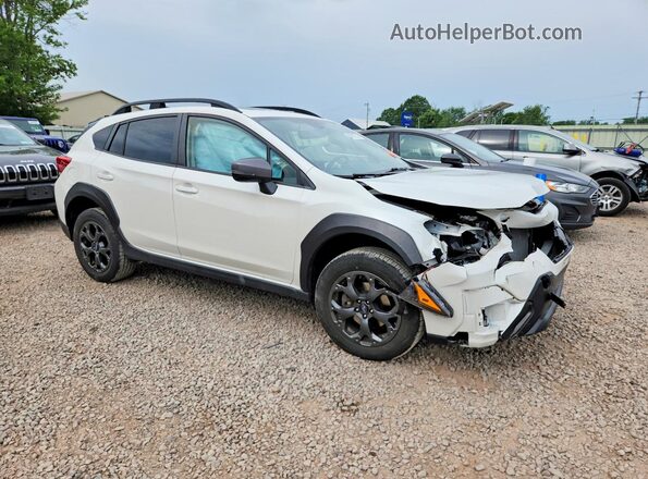 JF2GTHSC7PH303074 2023 SUBARU CROSSTREK Белый Передняя правая четверть