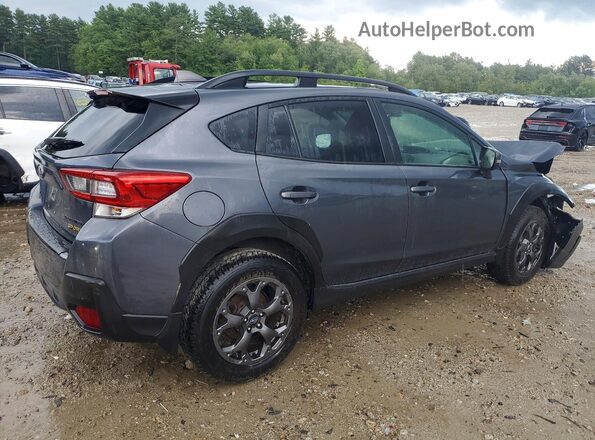 JF2GTHSC8MH373419 2021 SUBARU CROSSTREK Серый Задняя правая четверть