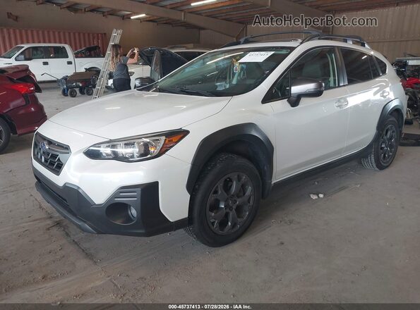 JF2GTHSC8MH656869 2021 SUBARU CROSSTREK White Przód lewy